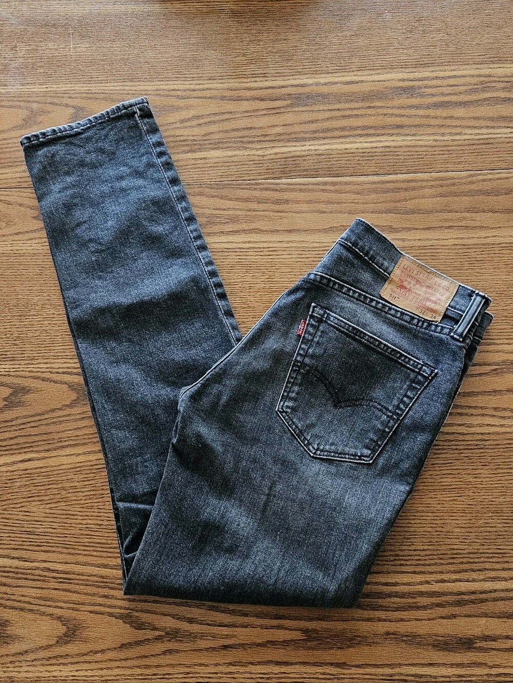 Levi’s 511 Slim Fit Jeans Washed Black / Dark Gray - Size 32 x 34